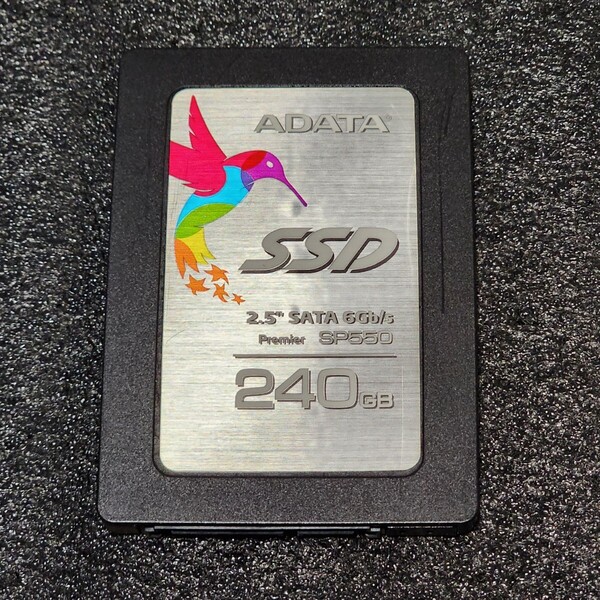 ADATA SP550(ASP550SS-240GM) 240GB SATA SSD 正常品 2.5インチ内蔵SSD フォーマット済 PCパーツ 動作確認済 250GB 256GB