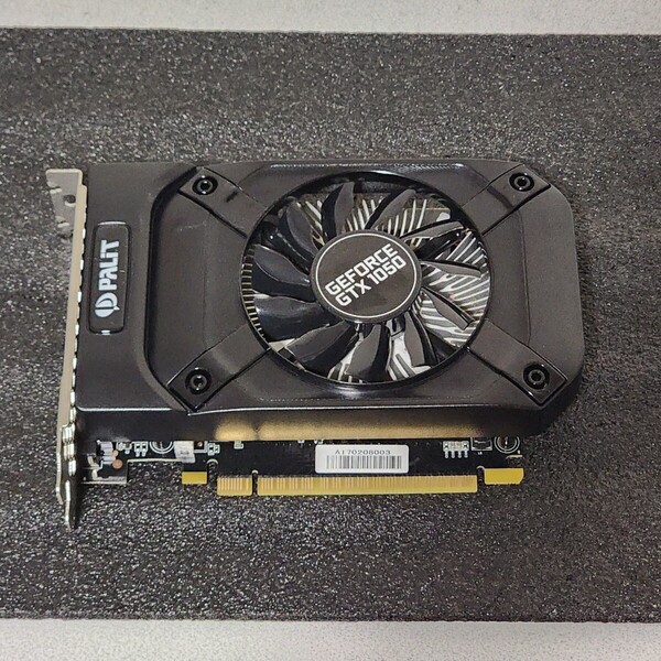 PALIT GEFORCE GTX1050 STORMX 2GB GDDR5 補助電源不要 動作確認済み PCパーツ グラフィックカード PCIExpress