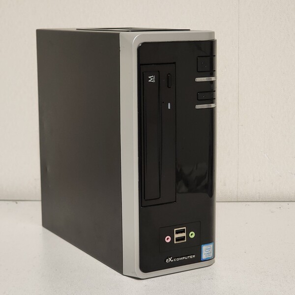 【送料無料】TSUKUMO eX.computer エアロミニ 小型PCケース(Mini-ITX) 160W電源ユニット DVDドライブ搭載