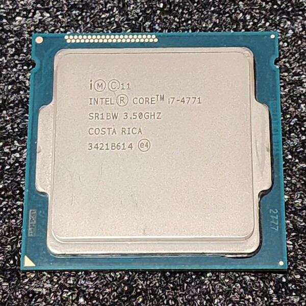 CPU Intel Core i7 4771 3.5GHz 4コア8スレッドHaswell LGA1150 PCパーツ インテル 動作確認済み