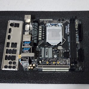 ASRock H370M-ITX/ac IOパネル付属 LGA1151 Mini-ITXマザーボード 第8・9世代CPU対応 最新Bios 動作確認済 PCパーツ