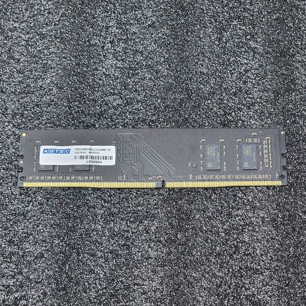 ADTEC/PANRAM DDR4-2666MHz 4GB (4GB×1枚キット) 動作確認済み デスクトップ用 PCメモリ