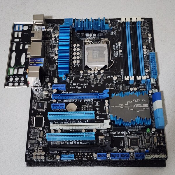 ASUS P8Z77-V PRO IOパネル付属 LGA1155 ATXマザーボード 第2・3世代CPU対応 最新Bios 動作確認済 PCパーツ