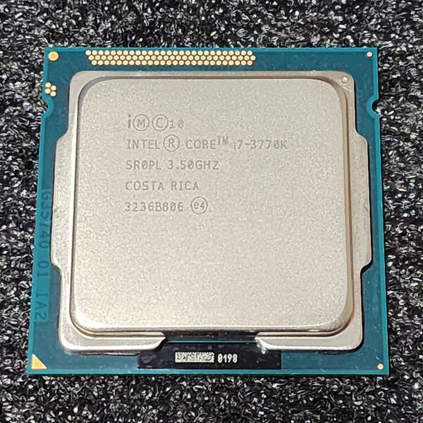 CPU Intel Core i7 3770K 3.5GHz 4コア8スレッド IvyBridge LGA1155 PCパーツ インテル 動作確認済み (1)
