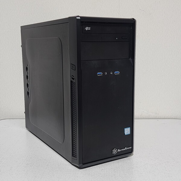 【送料無料】SilverStone SST-PS09B ミニタワー型PCケース(MicroATX) DVDドライブ搭載
