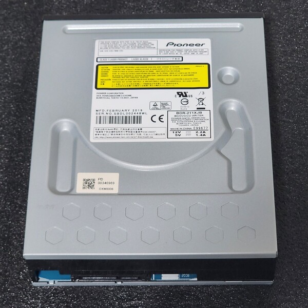 【送料無料】PIONEER パイオニア BDR-211XJB BD-XL 内蔵型ブルーレイディスクドライブ 2019年製 Blu-ray PCパーツ