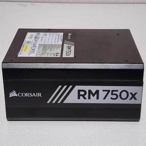 CORSAIR RM750x(RPS0016) 750W 80PLUS GOLD認証 ATX電源ユニット フルプラグイン 動作確認済み PCパーツ