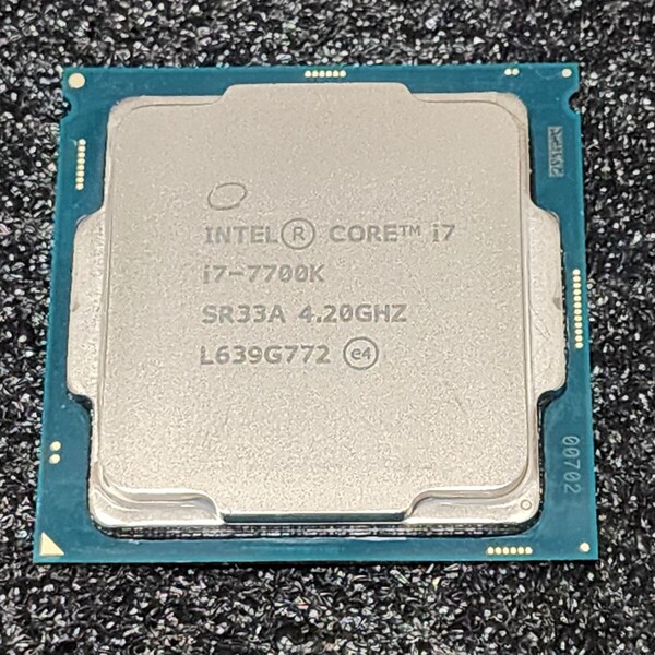 CPU Intel Core i7 7700K 4.2GHz 4コア8スレッド KabyLake PCパーツ インテル 動作確認済み (2)