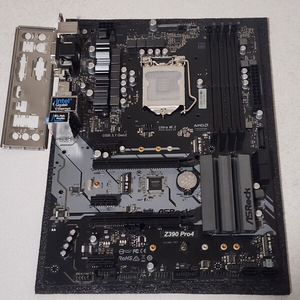 ASRock Z390 Pro4 IOパネル付属 LGA1151 ATXマザーボード 第8・9世代CPU対応 最新Bios 動作確認済 PCパーツ (7)