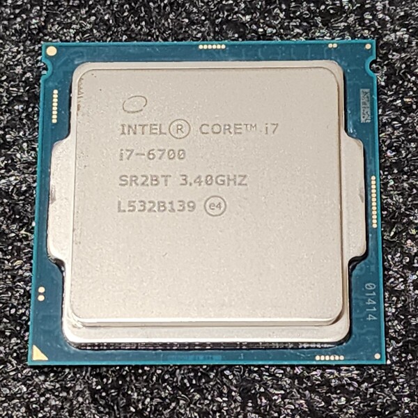 CPU Intel Core i7 6700 3.4GHz 4コア8スレッド SkyLake PCパーツ インテル 動作確認済み (1)