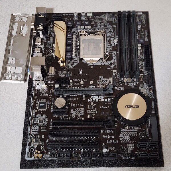 ASUS H170-PRO IOパネル付属 LGA1151 ATXマザーボード 第6・7世代CPU対応 最新Bios 動作確認済 PCパーツ (2)