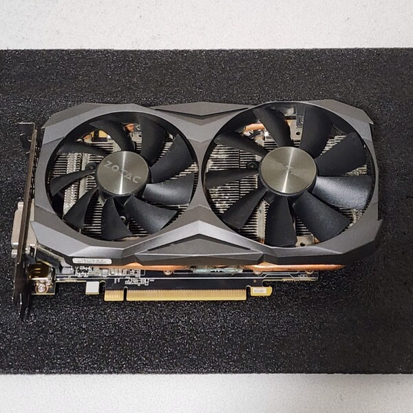 ZOTAC GEFORCE GTX1080 8GB 256BIT GDDR5X 動作確認済み PCパーツ グラフィックカード PCIExpress