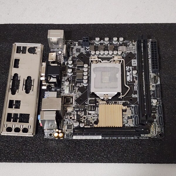 ASUS H110I-PLUS IOパネル付属 LGA1151 Mini-ITXマザーボード 第6・7世代CPU対応 最新Bios 動作確認済 PCパーツ (2)