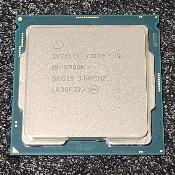 CPU Intel Core i9 9900K 3.6GHz 8コア16スレッド CoffeeLake PCパーツ インテル 動作確認済み