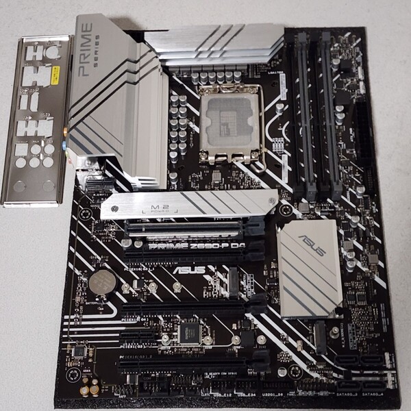 ASUS PRIME Z690-P D4 IOパネル付属 LGA1700 ATXマザーボード 第12・13・14世代CPU対応 最新Bios 動作確認済 PCパーツ