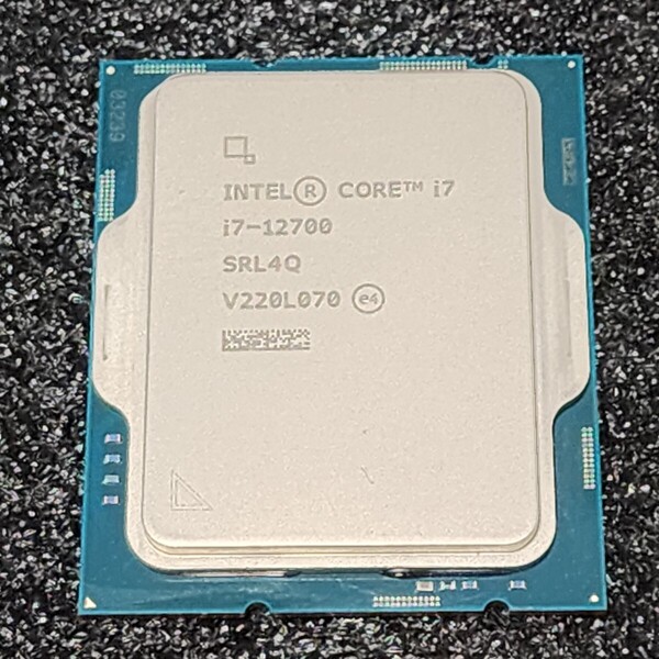 CPU Intel Core i7 12700 2.1GHz 12コア20スレッド AlderLake LGA1700 PCパーツ インテル 動作確認済み