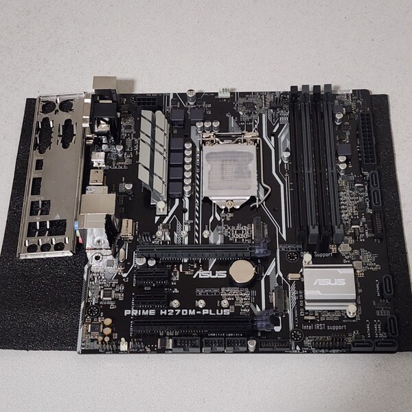 ASUS PRIME H270M-PLUS IOパネル付属 LGA1151 MicroATXマザーボード 第6・7世代CPU対応 最新Bios 動作確認済 PCパーツ