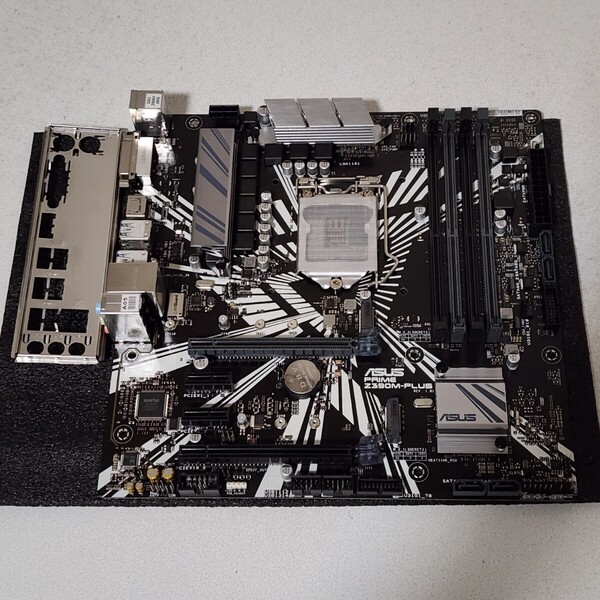 ASUS PRIME Z390M-PLUS IOパネル付属 LGA1151 MicroATXマザーボード 第8・9世代CPU対応 最新Bios 動作確認済 PCパーツ