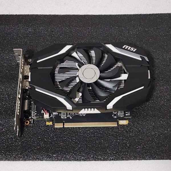 MSI GEFORCE GTX1050 2GB GDDR5 補助電源不要 動作確認済み PCパーツ グラフィックカード PCIExpress