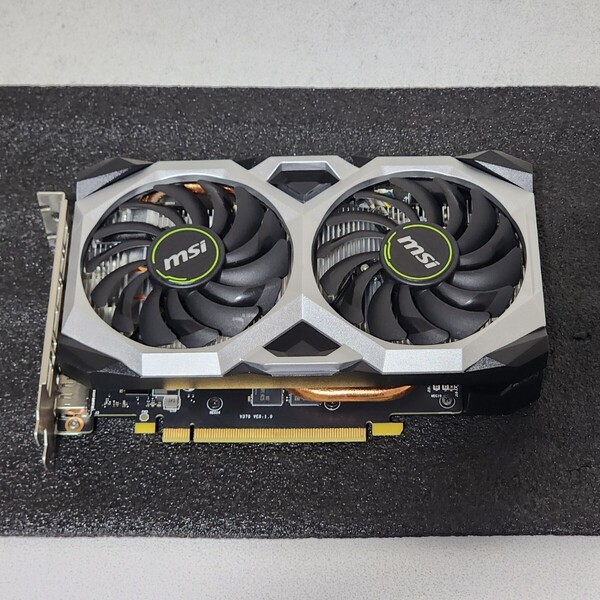 MSI GEFORCE GTX1660 VENTUS XS 6G OC 6GB GDDR5 動作確認済み PCパーツ グラフィックカード PCIExpress
