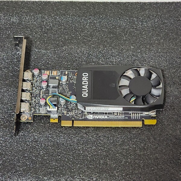 NVIDIA QUADRO P620 2GB GDDR5/EQP620-2GEB 補助電源不要 動作確認済み PCパーツ グラフィックカード PCIExpress