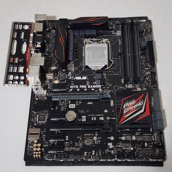 ASUS H170 PRO GAMING IOパネル付属 LGA1151 ATXマザーボード 第6・7世代CPU対応 最新Bios 動作確認済 PCパーツ