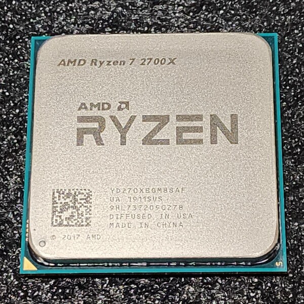 CPU AMD RYZEN7 2700X 3.7GHz 8コア16スレッド Socket AM4 PCパーツ 動作確認済み (2)