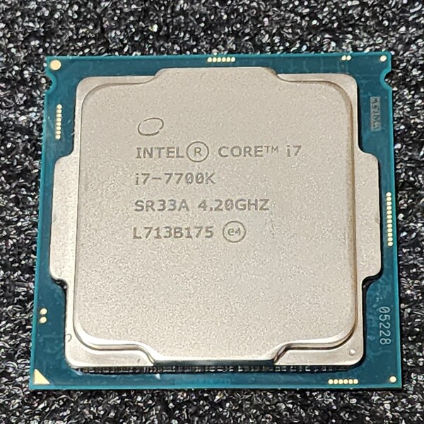 CPU Intel Core i7 7700K 4.2GHz 4コア8スレッド KabyLake PCパーツ インテル 動作確認済み (3)