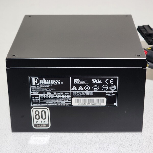 Enhance EPS-1210GA2 1000W 80PLUS SILVER認証 ATX電源ユニット 動作確認済み PCパーツ