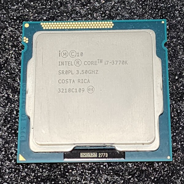 CPU Intel Core i7 3770K 3.5GHz 4コア8スレッド IvyBridge LGA1155 PCパーツ インテル 動作確認済み