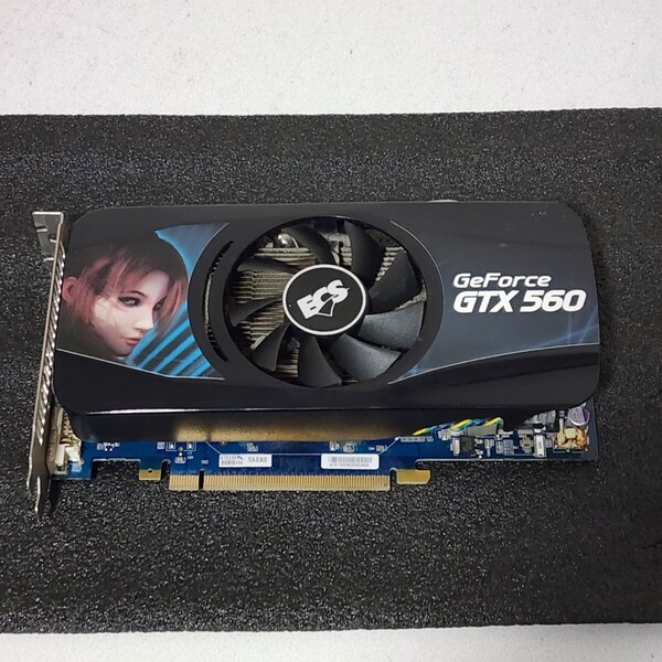 ECS GEFORCE GTX560 1GB GDDR5 動作確認済み PCパーツ グラフィックカード PCIExpress