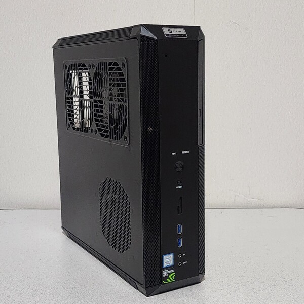 【送料無料】THIRDWAVE GALLERIA スリムタワー型PCケース(Mini-ITX) DVDドライブ ライザーカード搭載 SFX電源ユニット対応