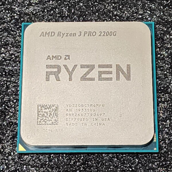 CPU AMD RYZEN3 PRO 2200G 3.5GHz 4コア4スレッド 難あり品 Socket AM4 PCパーツ (2)