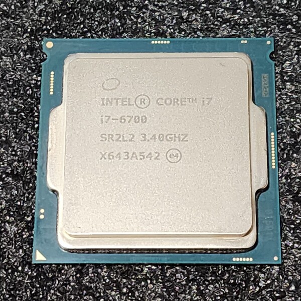 CPU Intel Core i7 6700 3.4GHz 4コア8スレッド SkyLake PCパーツ インテル 動作確認済み