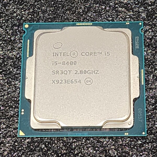 CPU Intel Core i5 8400 2.8GHz 6コア6スレッド CoffeeLake PCパーツ インテル 動作確認済み
