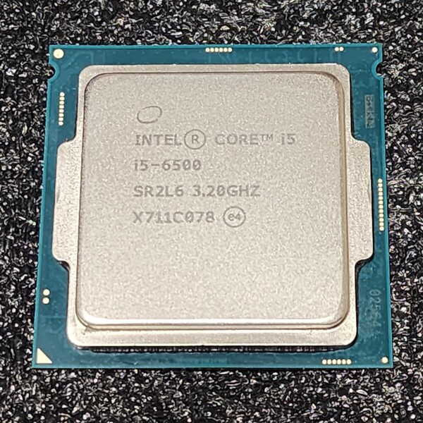 CPU Intel Core i5 6500 3.2GHz 4コア4スレッド SkyLake PCパーツ インテル 動作確認済み