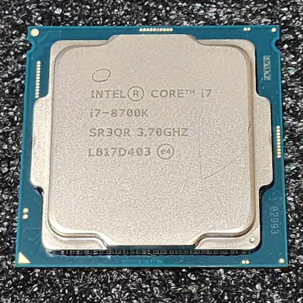 CPU Intel Core i7 8700K 3.7GHz 6コア12スレッド CoffeeLake PCパーツ インテル 動作確認済み (2)