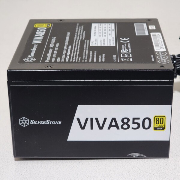SilverStone VIVA850(SST-VA850-G) 850W 80PLUS GOLD認証 ATX電源ユニット 動作確認済み PCパーツ