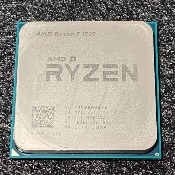 CPU AMD RYZEN7 1700 3.0GHz 8コア16スレッド Socket AM4 PCパーツ インテル 動作確認済み