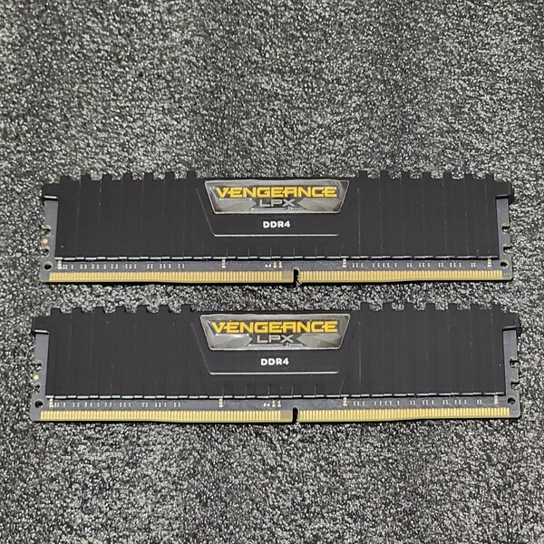 CORSAIR VENGEANCE LPX DDR4-3600MHz 32GB (16GB×2枚キット) CMK32GX4M2D3600C18 動作確認済み デスクトップ用 PCメモリ