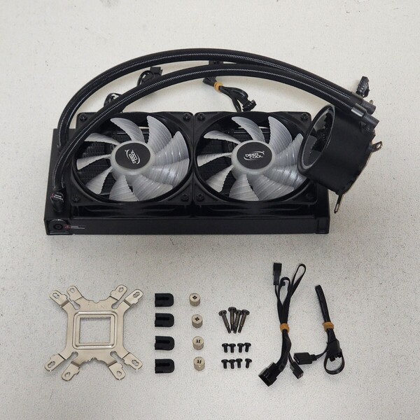 【送料無料】DEEPCOOL GAMMAXX L240 V2 240mm 簡易水冷型CPUクーラー LGA115X・1200等対応