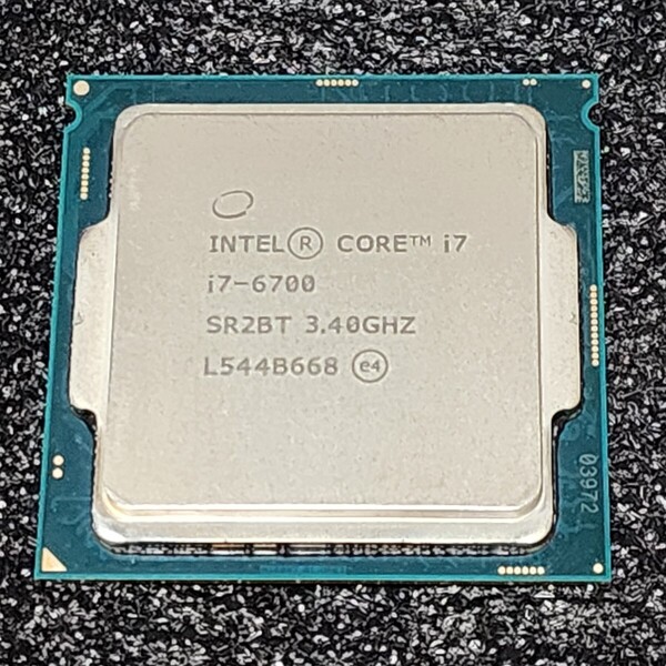 CPU Intel Core i7 6700 3.4GHz 4コア8スレッド SkyLake PCパーツ インテル 動作確認済み