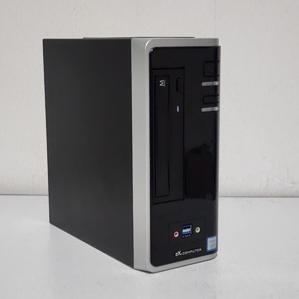 【送料無料】TSUKUMO eX.computer エアロミニ 小型PCケース(Mini-ITX) 160W電源ユニット DVDドライブ搭載
