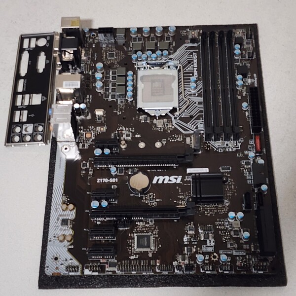 MSI Z170-S01 IOパネル付属 LGA1151 ATXマザーボード 第6世代CPU対応 Bios 動作確認済 PCパーツ (4)