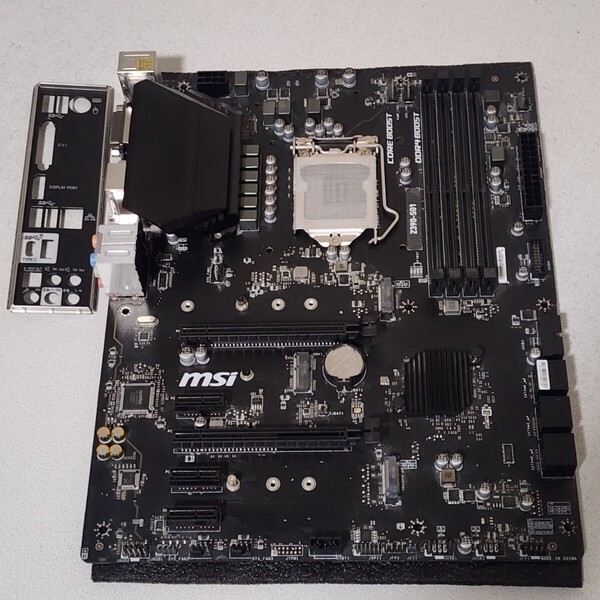 MSI Z390-S01 IOパネル付属 LGA1151 ATXマザーボード 第8・9世代CPU対応 Bios 動作確認済 PCパーツ (2)