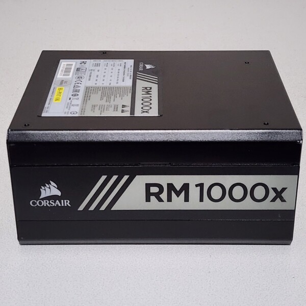 CORSAIR RM1000x(RPS0018) 1000W 80PLUS GOLD認証 ATX電源ユニット フルプラグイン 動作確認済み PCパーツ
