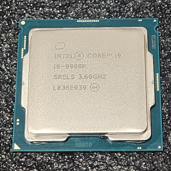CPU Intel Core i9 9900K 3.6GHz 8コア16スレッド CoffeeLake PCパーツ インテル 動作確認済み