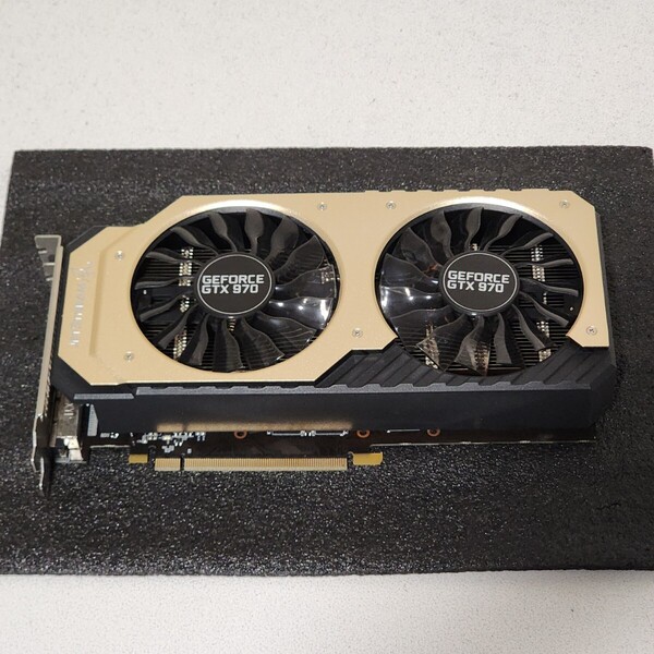 PALIT GEFORCE GTX970 JETSTREAM 4GB GDDR5 動作確認済み PCパーツ グラフィックカード PCIExpress