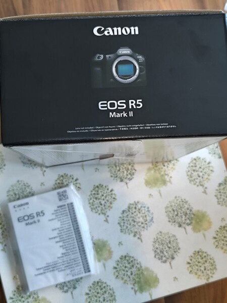 キャノン Canon EOS R5 Mark II ボディ元箱 マニュアル 、カメラ無し