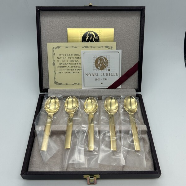 未使用【スプーン】NOBEL JUBILIEE ノベル・ジュビリー 5本セット